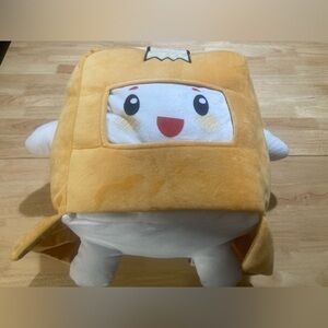 Lanky Box Boxy stuffed character. Excellent Condition. See pictures for details